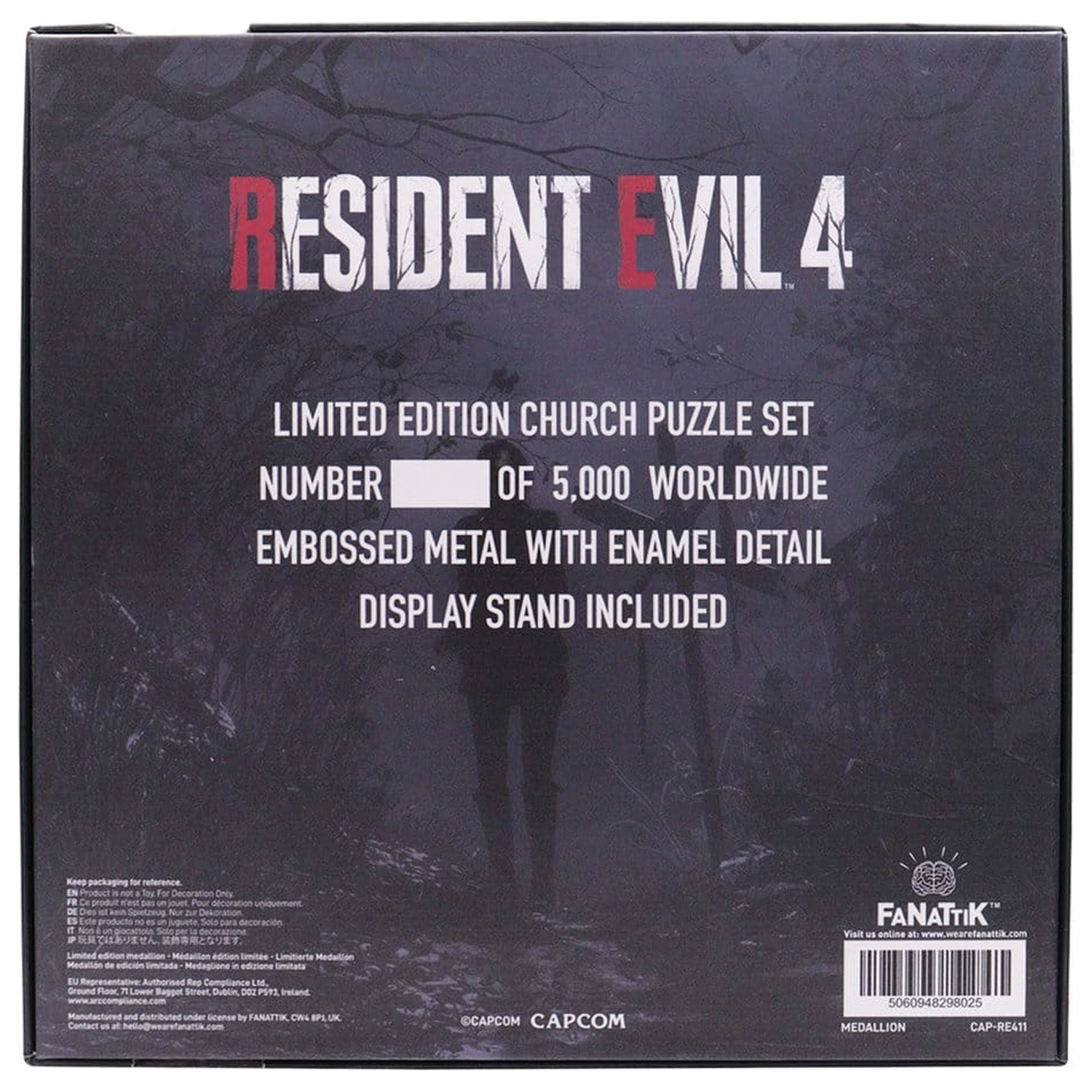 Resident Evil 4 Replika Cerkev Sestavljanka Medallion Set fotografija izdelka