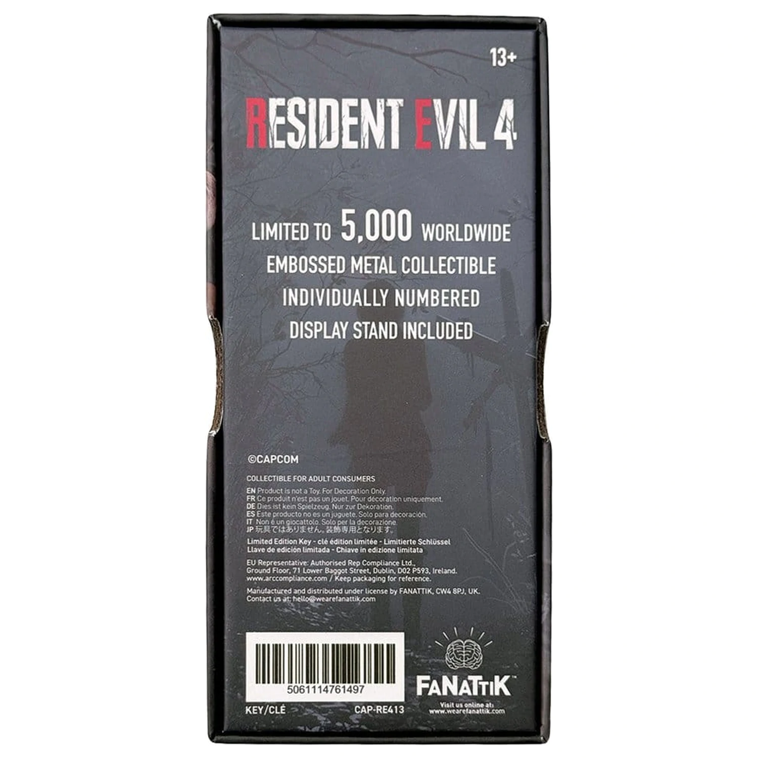 Resident Evil replika ključa ječe Limited Edition 11 x 5 cm fotografija izdelka