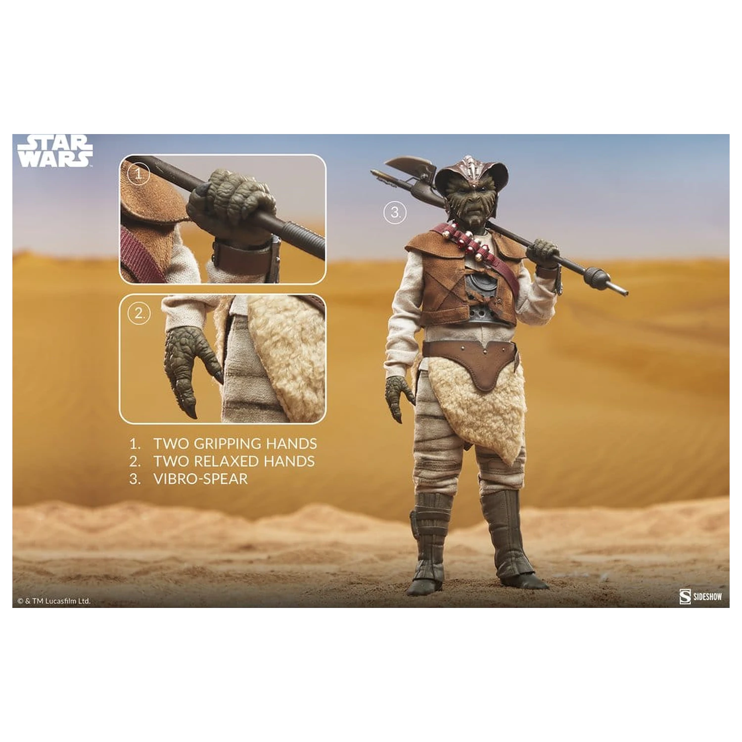 Return of the Jedi akcijska figura 1/6 Wooof 32 cm fotografija izdelka