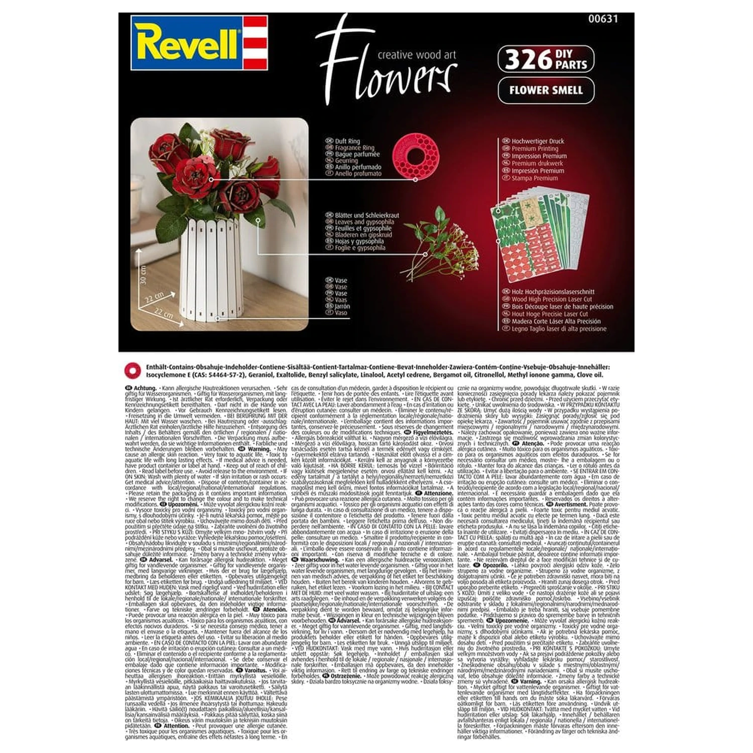 Revell Rože Lesene Rože Dream of Roses 22 cm fotografija izdelka