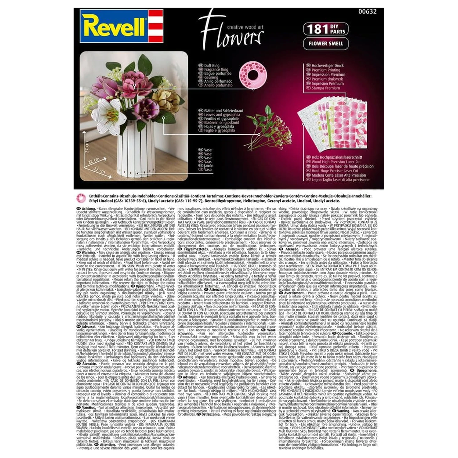 Revell Rože Lesene Rože Rožni Vrt 22 cm fotografija izdelka