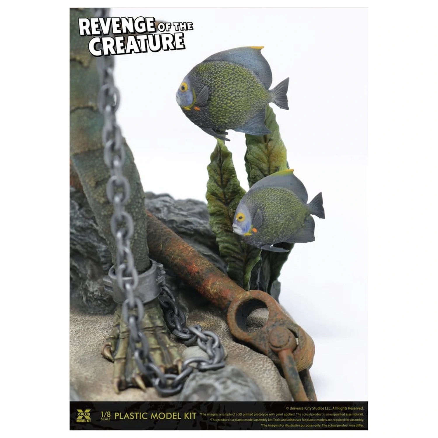 Revenge of the Creature komplet plastičnih modelov 1/8 Revenge of the Creature 28 cm (reprodukcija) fotografija izdelka