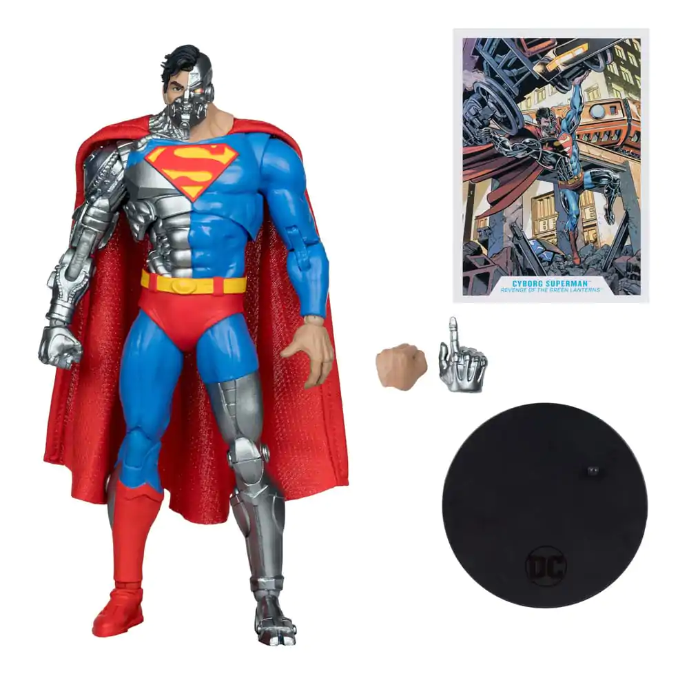 Revenge of the Green Lanterns DC Multiverse Figurica Cyborg Superman 18 cm fotografija izdelka