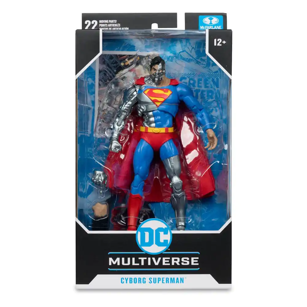 Revenge of the Green Lanterns DC Multiverse Figurica Cyborg Superman 18 cm fotografija izdelka