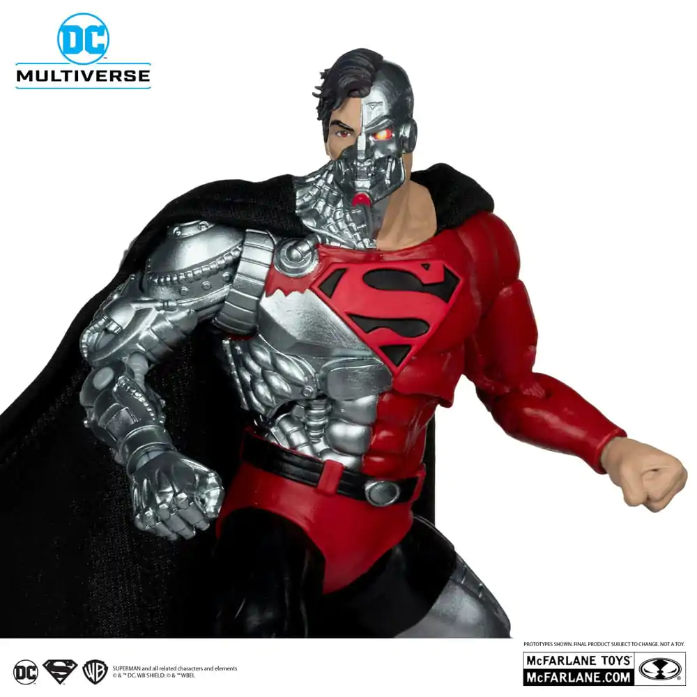 Revenge of the Green Lanterns DC Multiverse Akcijska figura Cyborg Superman (Gold Label) 18 cm fotografija izdelka