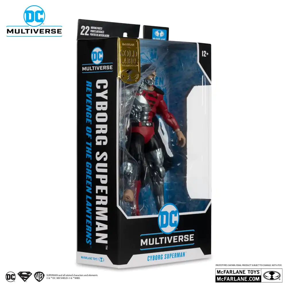 Revenge of the Green Lanterns DC Multiverse Akcijska figura Cyborg Superman (Gold Label) 18 cm fotografija izdelka