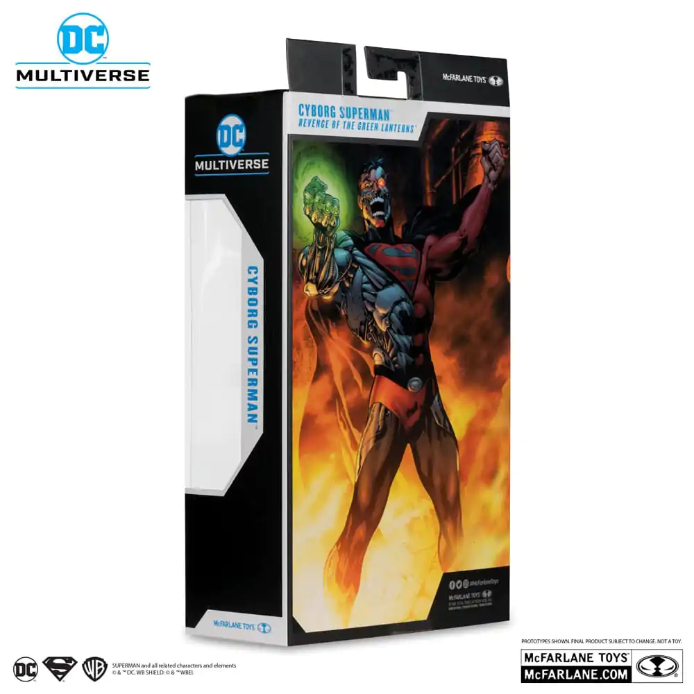 Revenge of the Green Lanterns DC Multiverse Akcijska figura Cyborg Superman (Gold Label) 18 cm fotografija izdelka