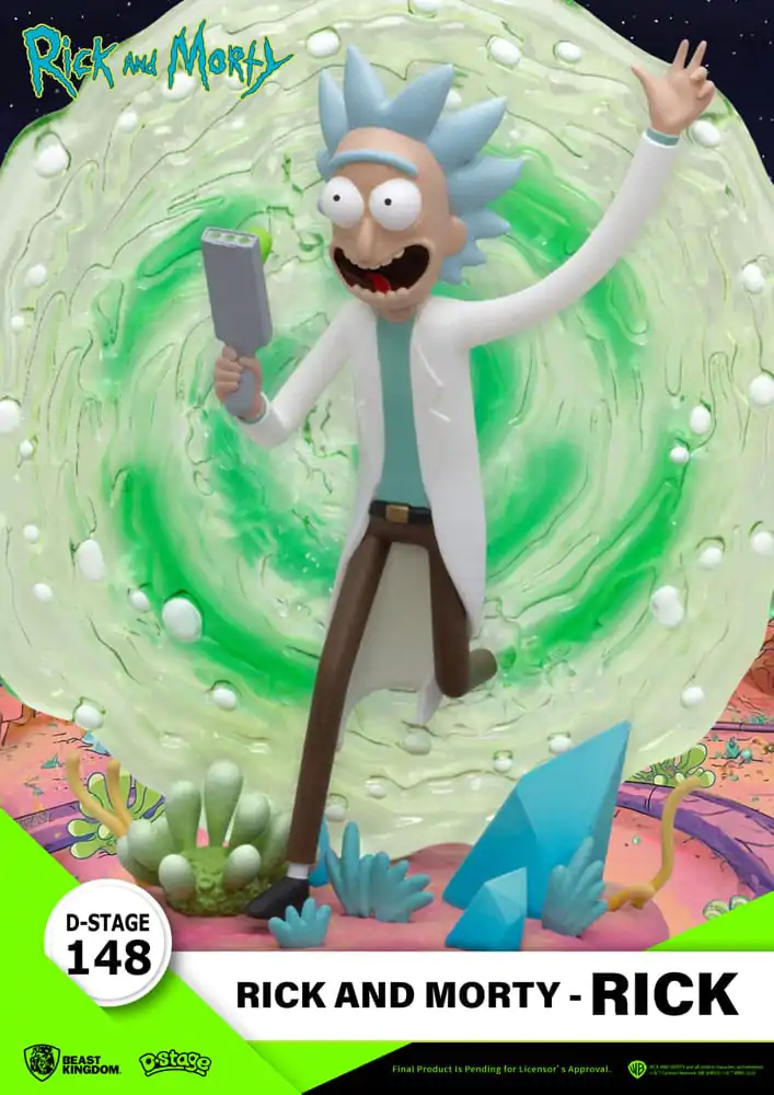 Rick & Morty D-Stage PVC Diorama Rick 14 cm fotografija izdelka