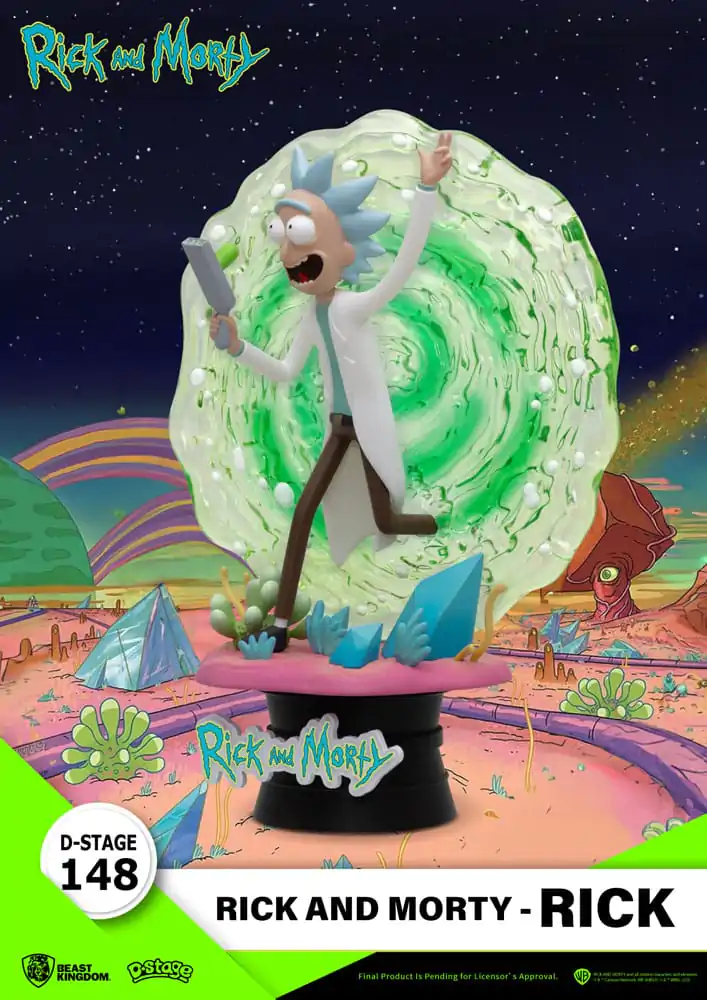 Rick & Morty D-Stage PVC Diorama Rick 14 cm fotografija izdelka