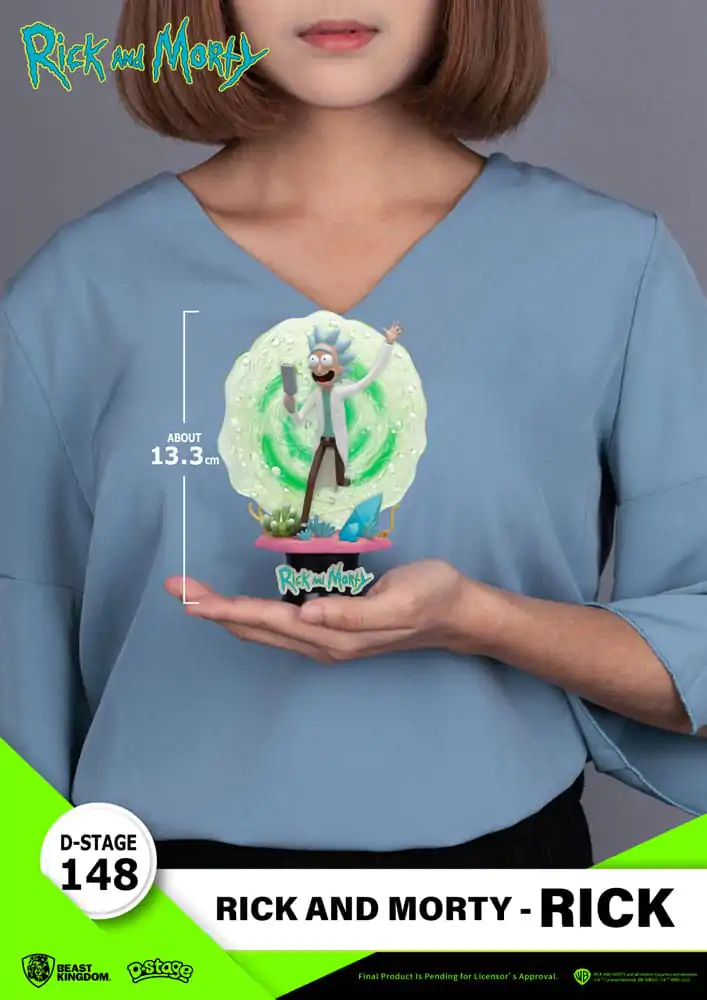 Rick & Morty D-Stage PVC Diorama Rick 14 cm fotografija izdelka