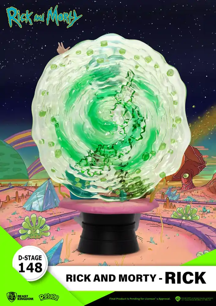 Rick & Morty D-Stage PVC Diorama Rick 14 cm fotografija izdelka