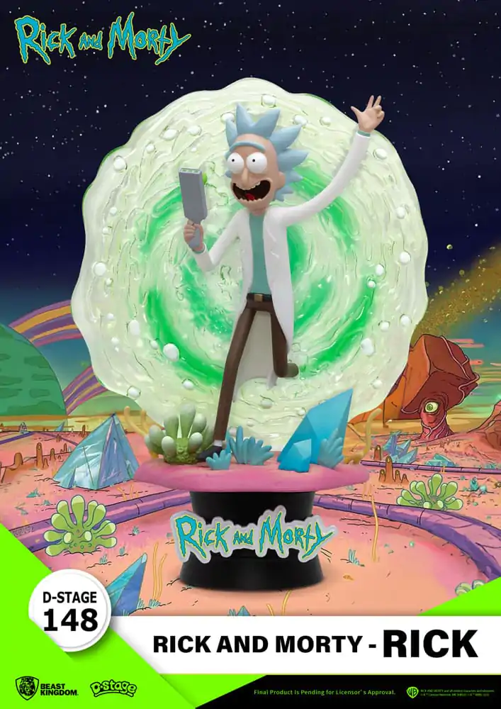 Rick & Morty D-Stage PVC Diorama Rick 14 cm fotografija izdelka