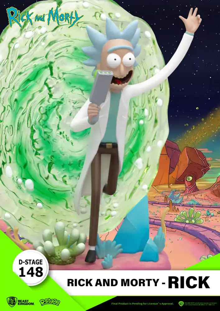 Rick & Morty D-Stage PVC Diorama Rick 14 cm fotografija izdelka