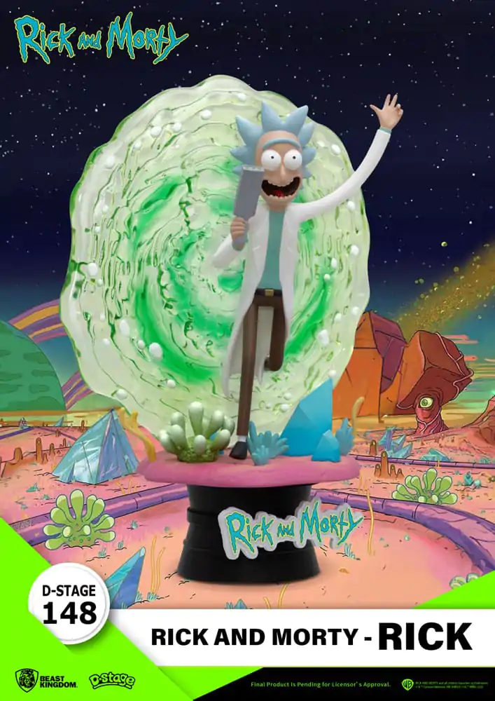 Rick & Morty D-Stage PVC Diorama Rick 14 cm fotografija izdelka
