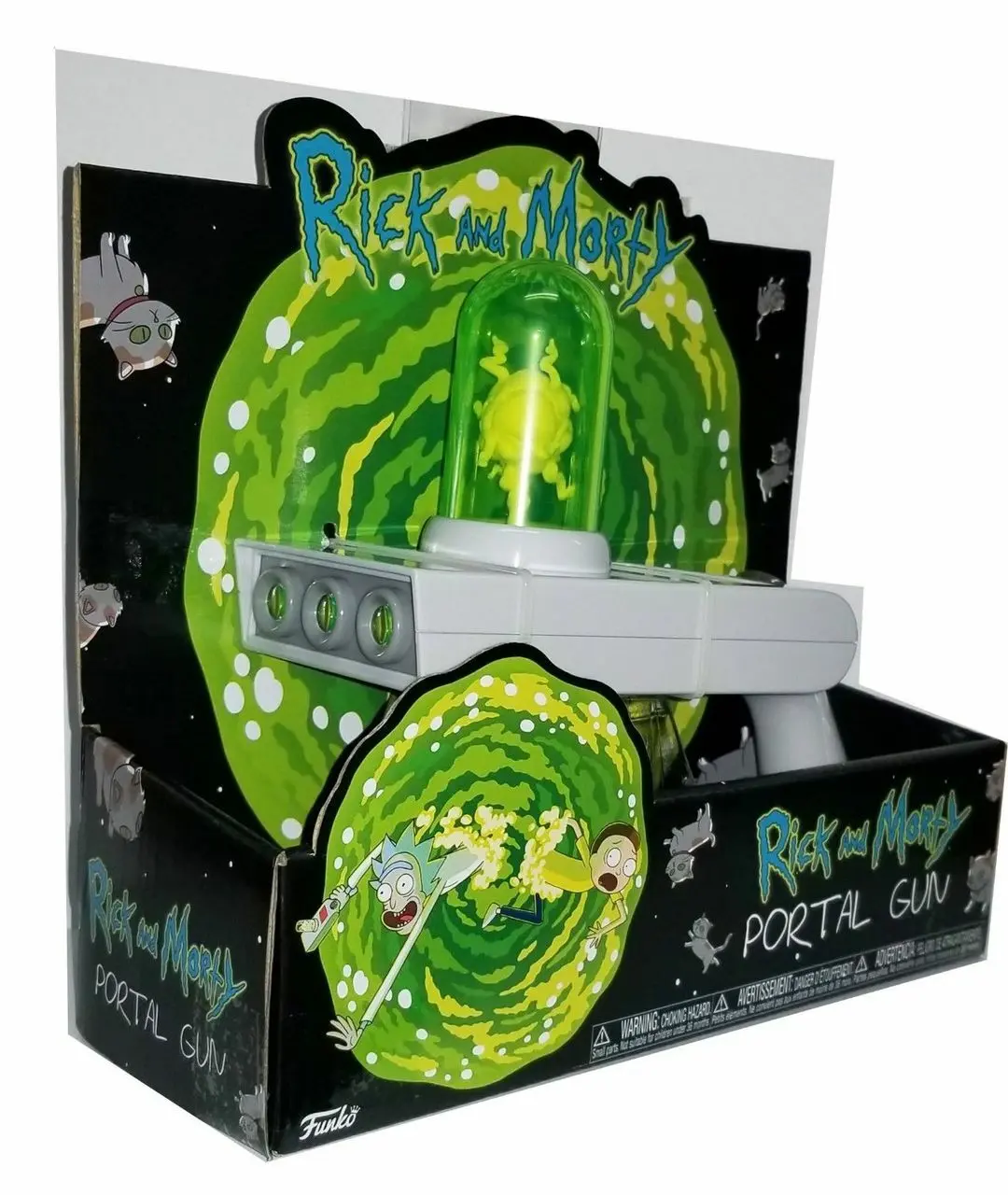 Rick and Morty vinilna igrača z zvokom in svetleča Portal Gun fotografija izdelka