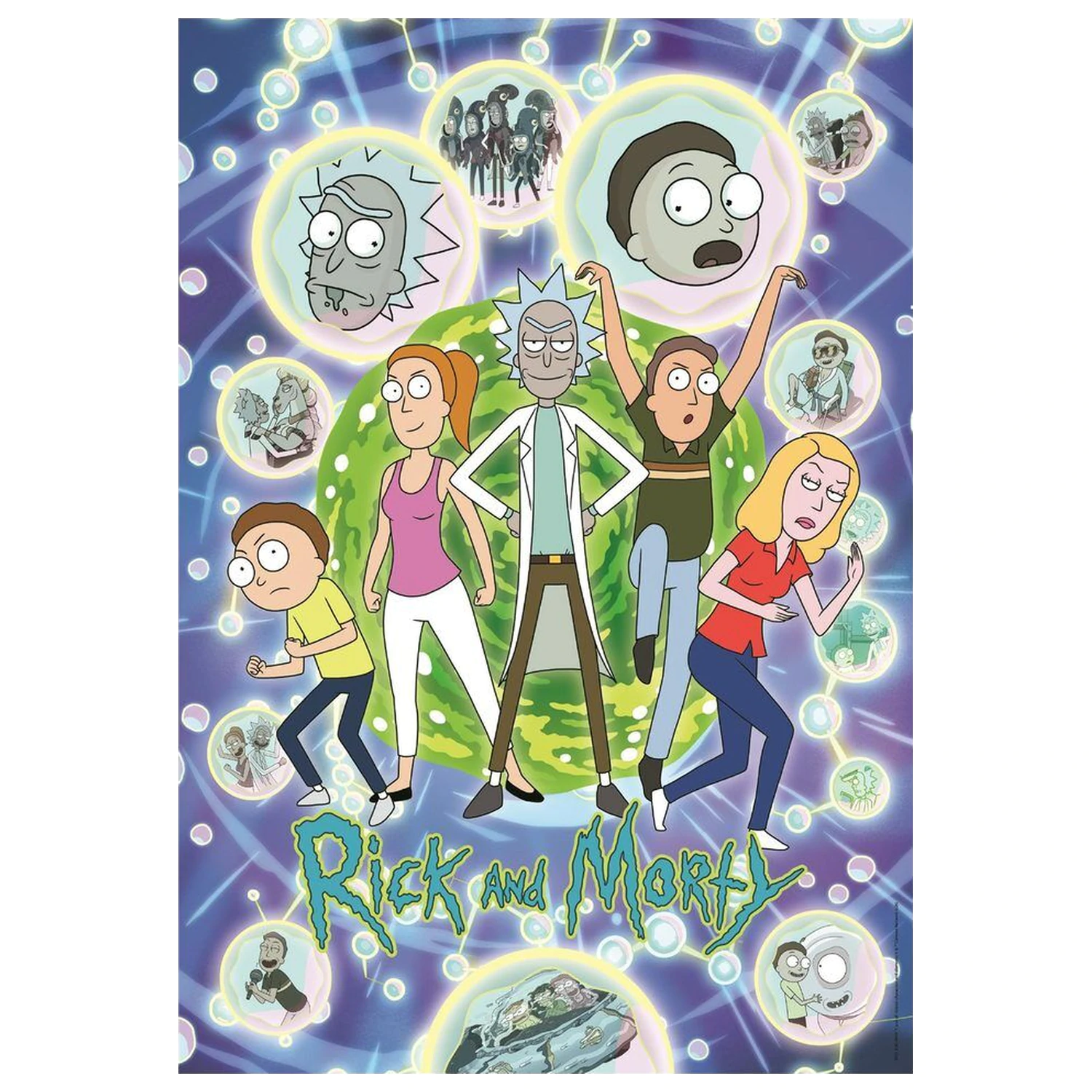 Rick and Morty 1 uganka 1000 kosov fotografija izdelka