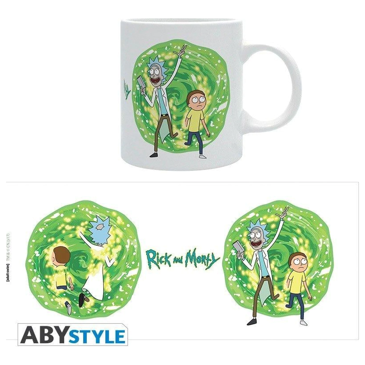 Rick and Morty Skodelica Portal Subli fotografija izdelka