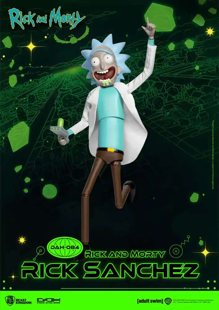 Rick and Morty Dinamični 8ction Heroes Akcijska Figura 1/9 Rick Sanchez 23 cm fotografija izdelka