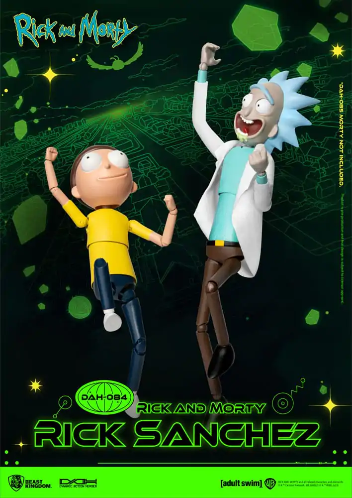 Rick and Morty Dinamični 8ction Heroes Akcijska Figura 1/9 Rick Sanchez 23 cm fotografija izdelka