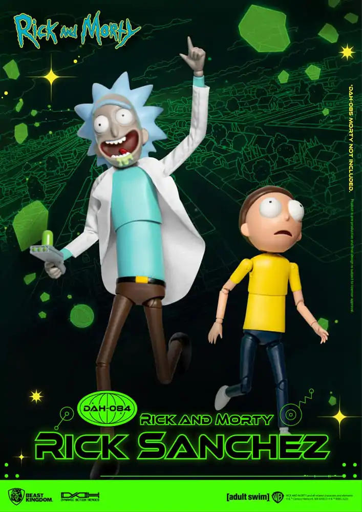 Rick and Morty Dinamični 8ction Heroes Akcijska Figura 1/9 Rick Sanchez 23 cm fotografija izdelka