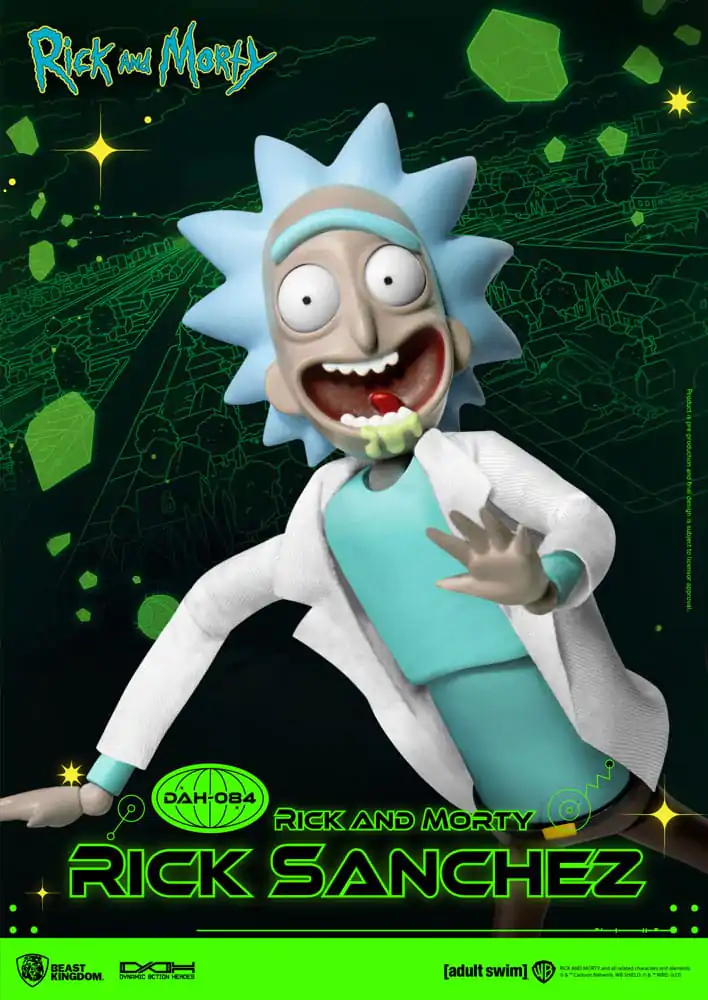 Rick and Morty Dinamični 8ction Heroes Akcijska Figura 1/9 Rick Sanchez 23 cm fotografija izdelka