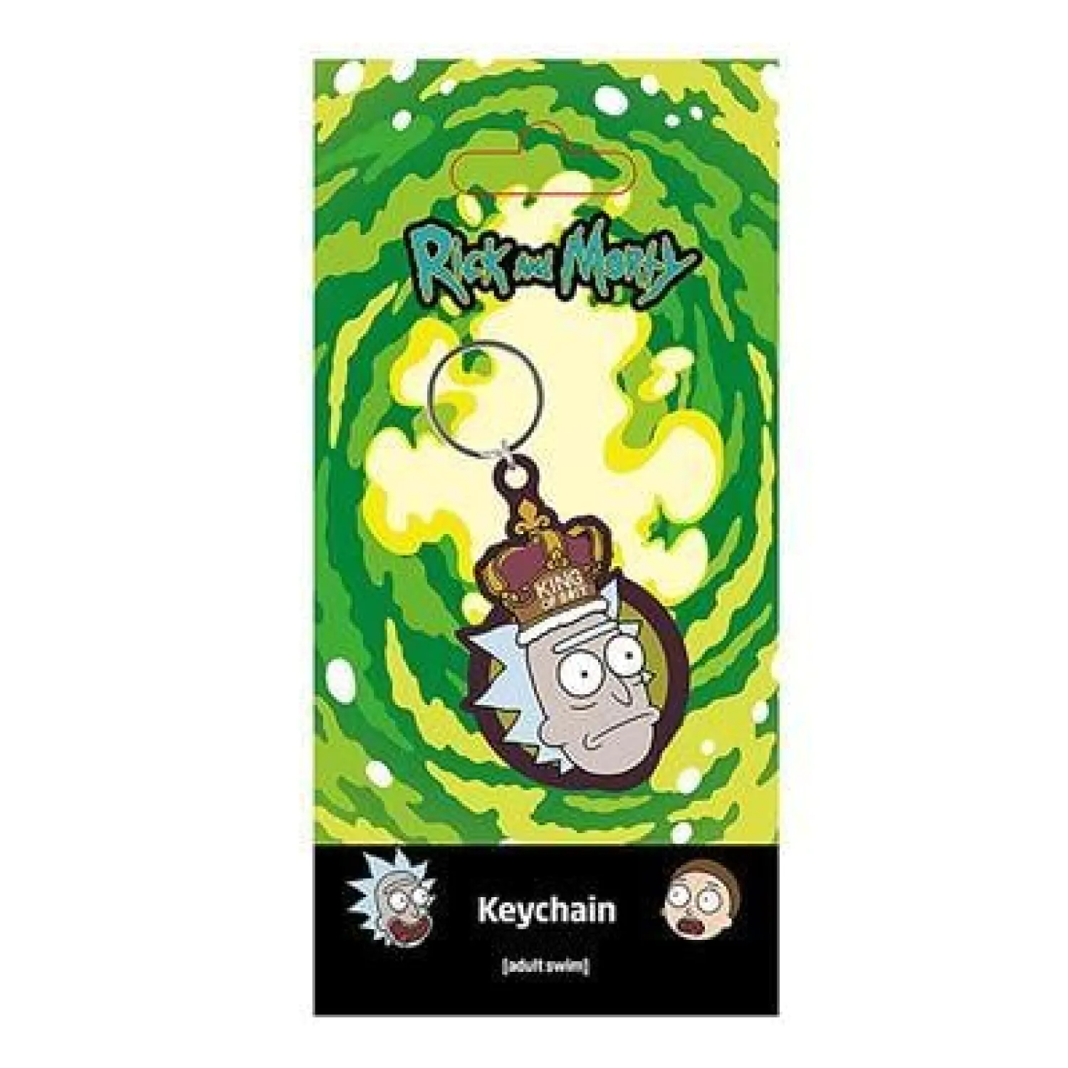 Rick and Morty PVC obesek za ključe King of S**t fotografija izdelka