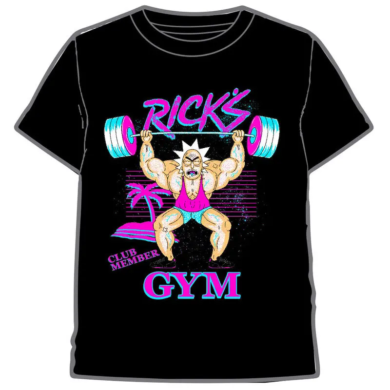 Rick and Morty Rick's Gym Majica za odrasle fotografija izdelka