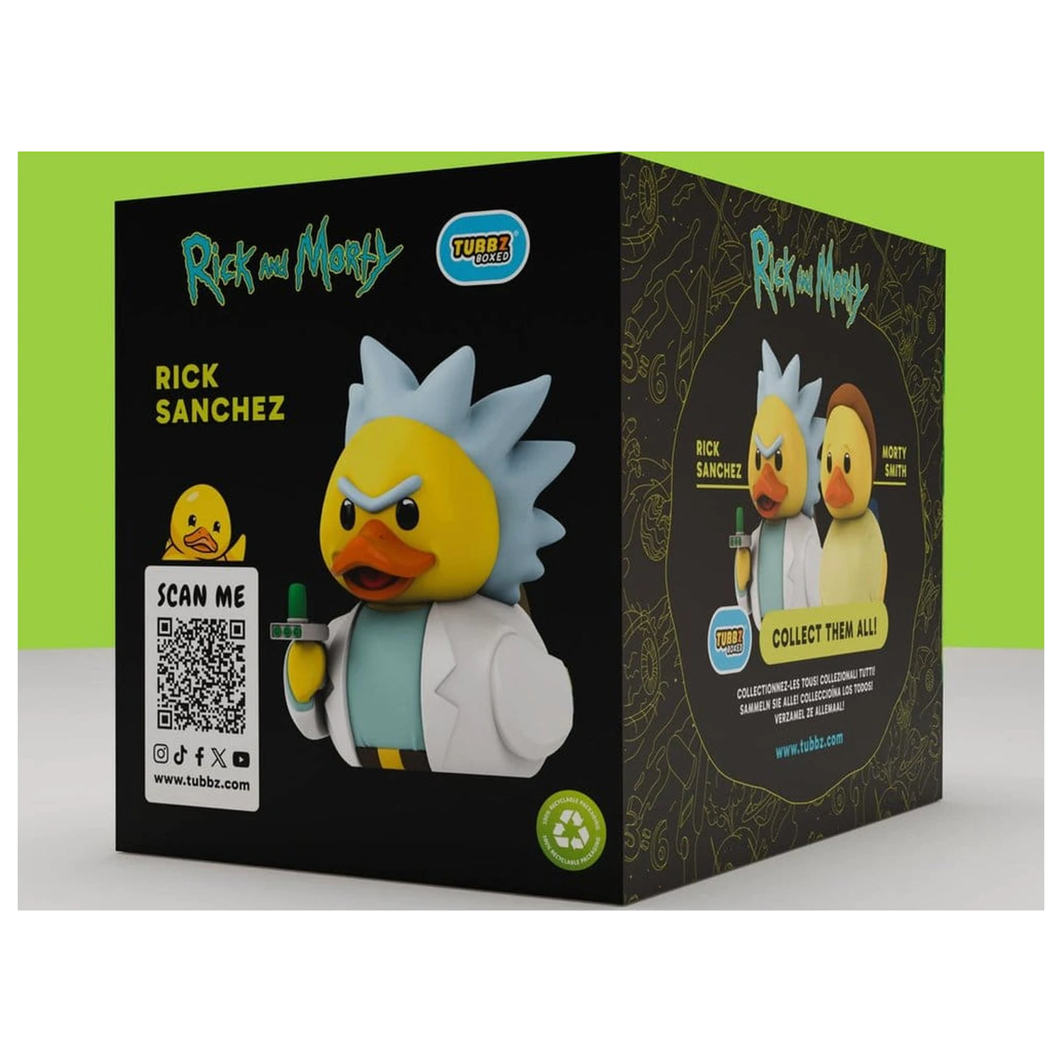 Rick and Morty Tubbz PVC figura Rick Boxed Edition 10 cm fotografija izdelka