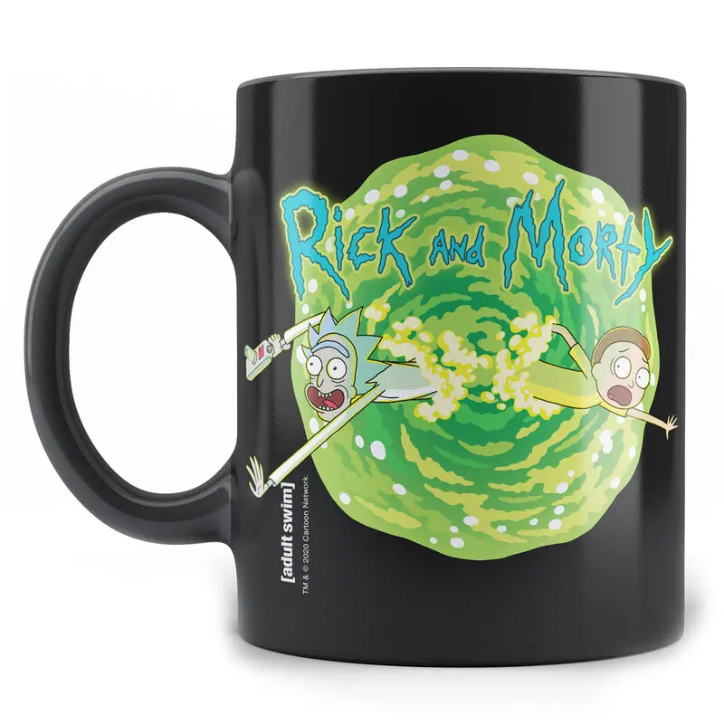 Rick & Morty Logo skodelica fotografija izdelka