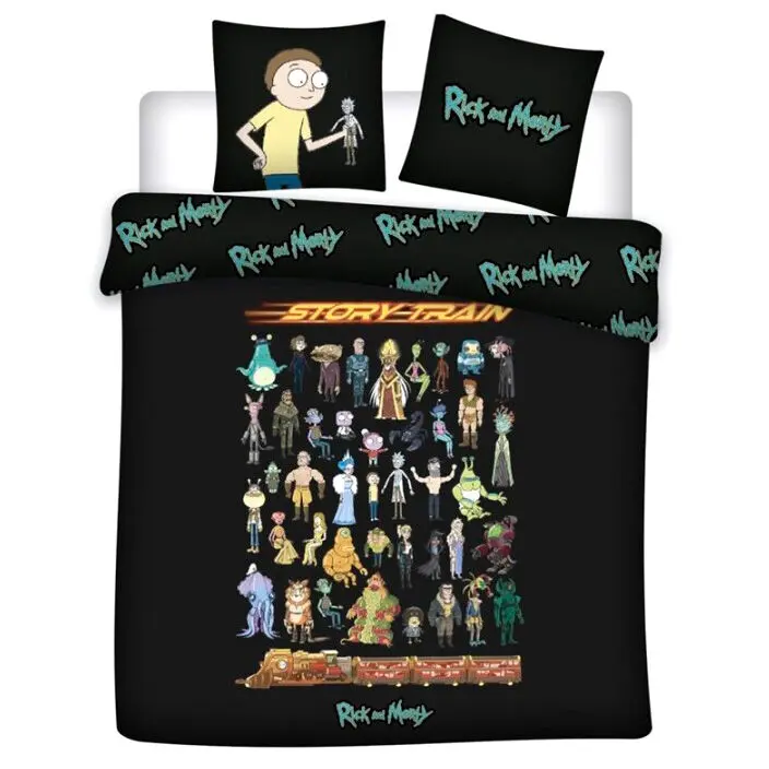Rick and Morty bombažna posteljnina fotografija izdelka