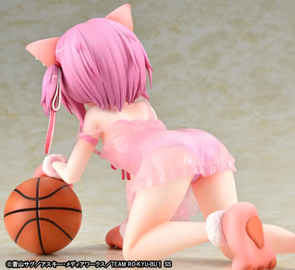 Ro-Kyu-Bu: Fast Break! PVC Kip 1/7 Tomoka Minato Kemomimi Lingerie Ver. 18 cm fotografija izdelka