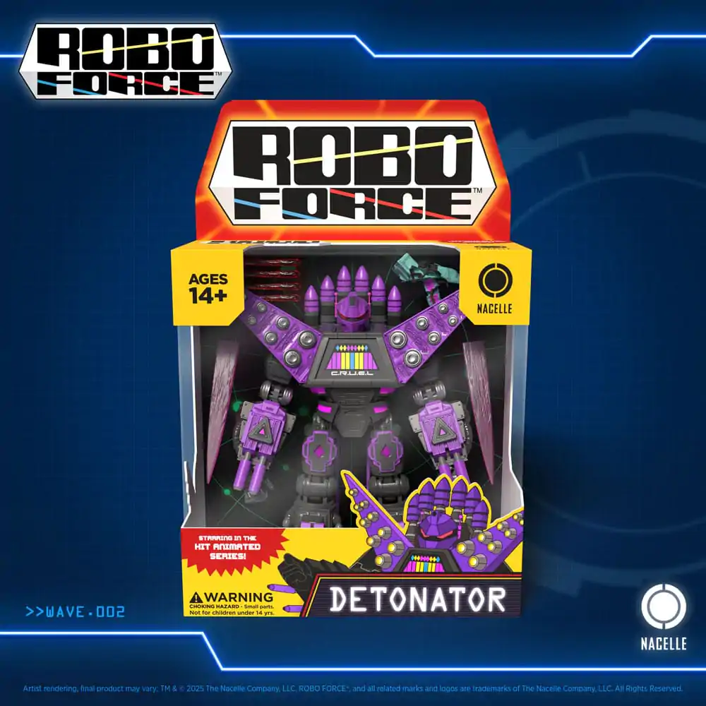Akcijska figura Robo Force Wave 2 Detonator 24 cm fotografija izdelka
