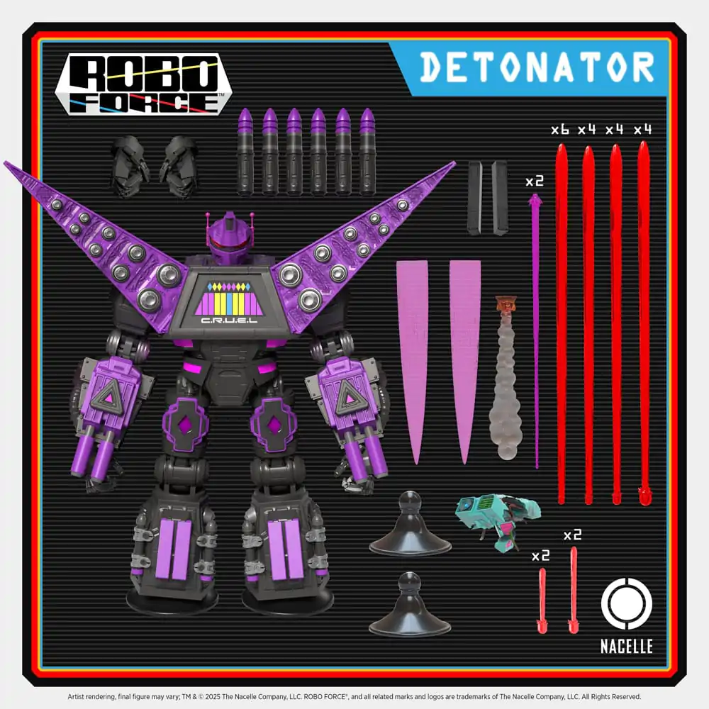 Akcijska figura Robo Force Wave 2 Detonator 24 cm fotografija izdelka