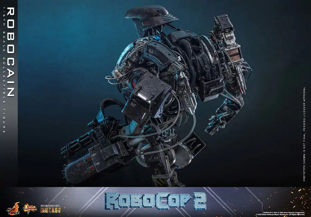 RoboCop 2 Movie Masterpiece Diecast akcijska figura 1/6 RoboCain 40 cm fotografija izdelka