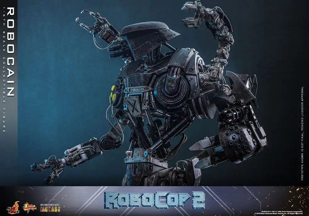 RoboCop 2 Movie Masterpiece Diecast akcijska figura 1/6 RoboCain 40 cm fotografija izdelka