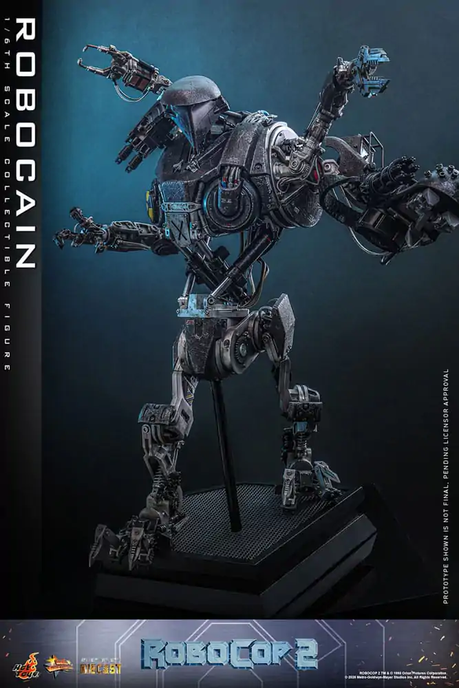 RoboCop 2 Movie Masterpiece Diecast akcijska figura 1/6 RoboCain 40 cm fotografija izdelka