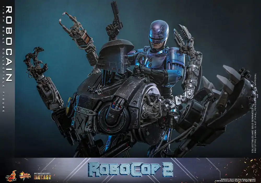 RoboCop 2 Movie Masterpiece Diecast akcijska figura 1/6 RoboCain 40 cm fotografija izdelka