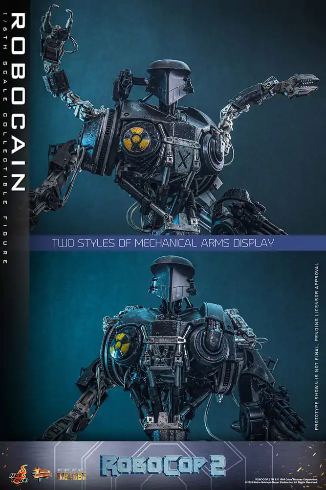 RoboCop 2 Movie Masterpiece Diecast akcijska figura 1/6 RoboCain 40 cm fotografija izdelka