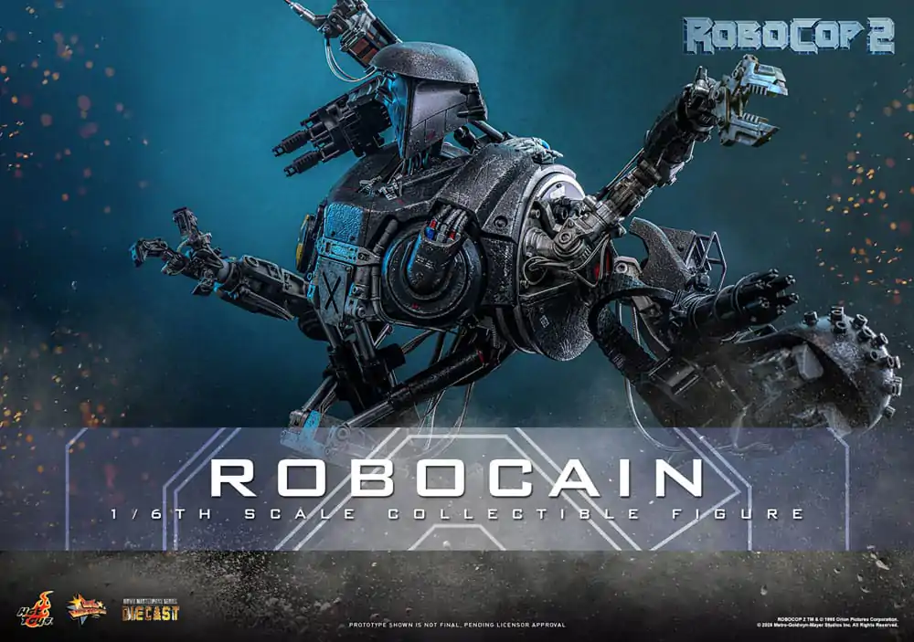 RoboCop 2 Movie Masterpiece Diecast akcijska figura 1/6 RoboCain 40 cm fotografija izdelka
