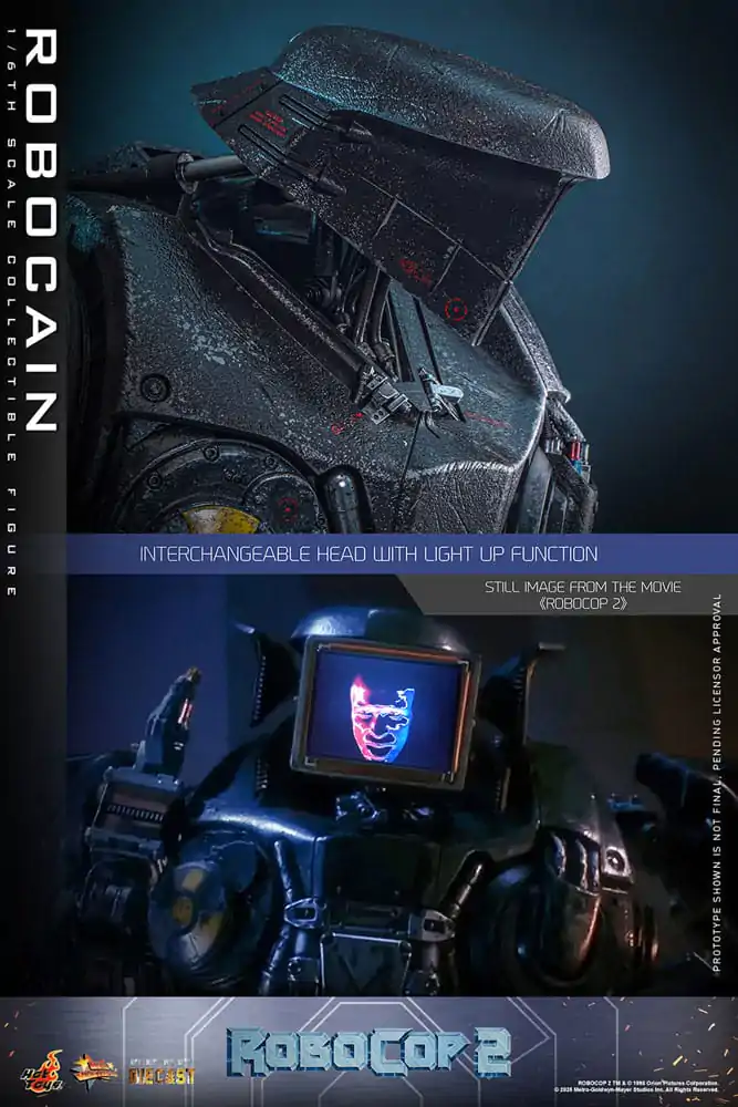 RoboCop 2 Movie Masterpiece Diecast akcijska figura 1/6 RoboCain 40 cm fotografija izdelka