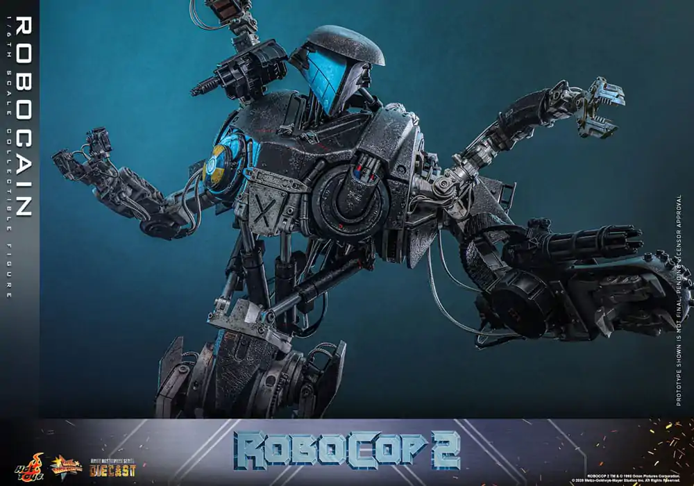 RoboCop 2 Movie Masterpiece Diecast akcijska figura 1/6 RoboCain 40 cm fotografija izdelka