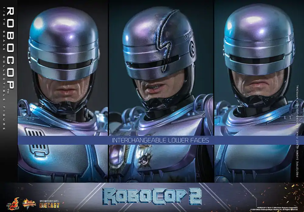 RoboCop 2 Movie Masterpiece akcijska figura iz lite kovine 1/6 RoboCop 30 cm fotografija izdelka