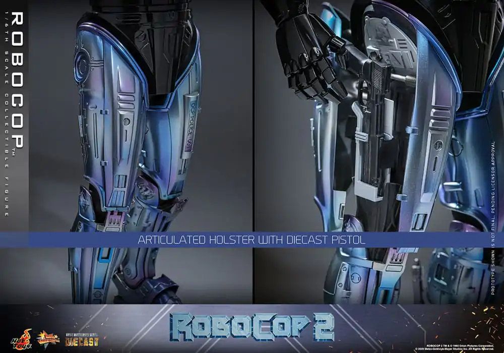 RoboCop 2 Movie Masterpiece akcijska figura iz lite kovine 1/6 RoboCop 30 cm fotografija izdelka