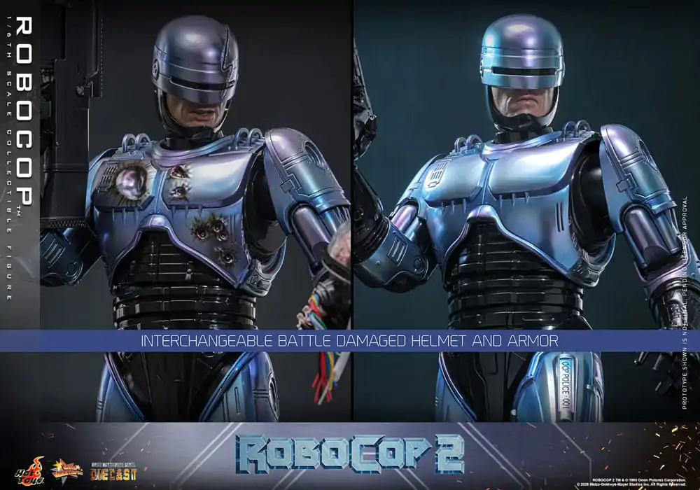 RoboCop 2 Movie Masterpiece akcijska figura iz lite kovine 1/6 RoboCop 30 cm fotografija izdelka