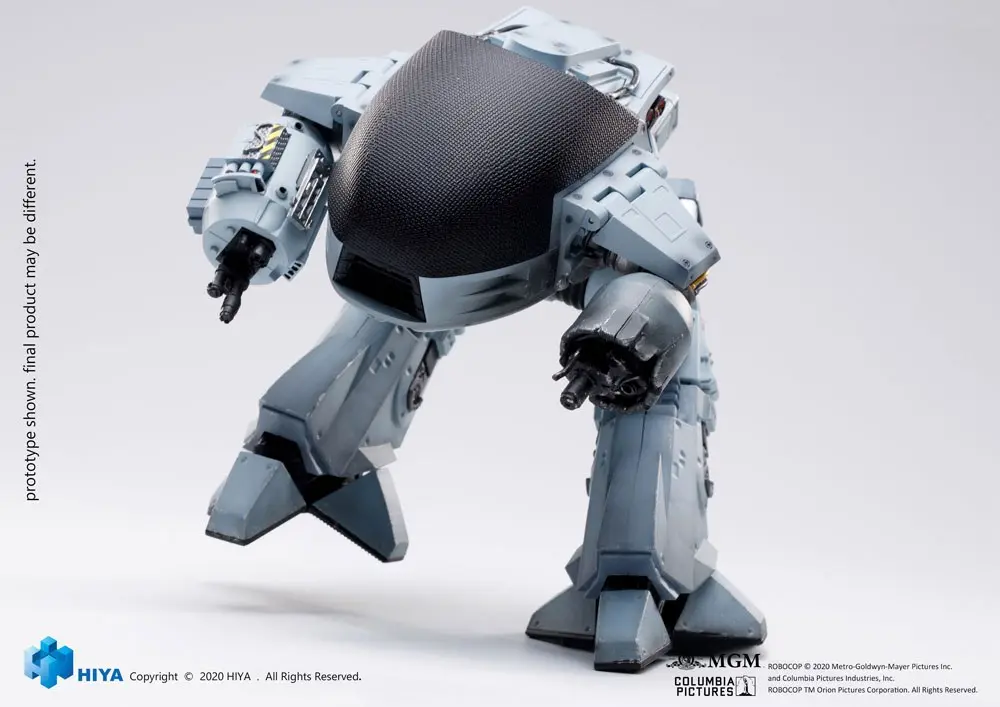 Robocop Exquisite Mini akcijska figura z zvočno funkcijo 1/18 Battle Damaged ED209 15 cm fotografija izdelka