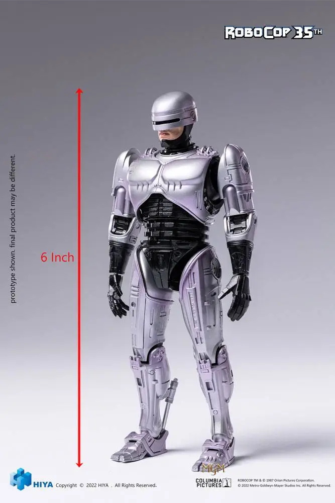 Robocop Exquisite Super Akcijska figura 1/12 Robocop 16 cm fotografija izdelka