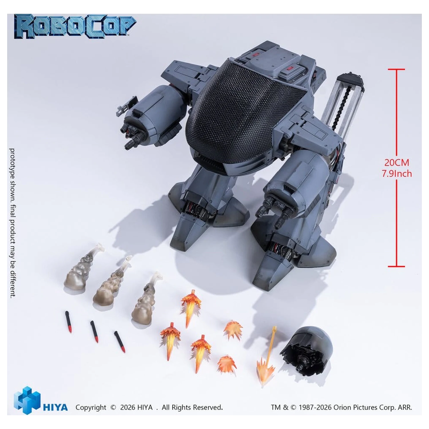 Robocop Exquisite Super Series Akcijska Figura 1/12 ED-209 20 cm fotografija izdelka