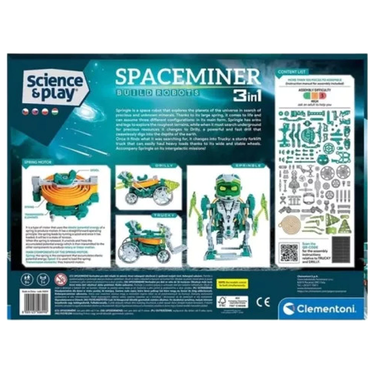 Robot Spaceminer 3-v-1 igrača za sestavljanje fotografija izdelka