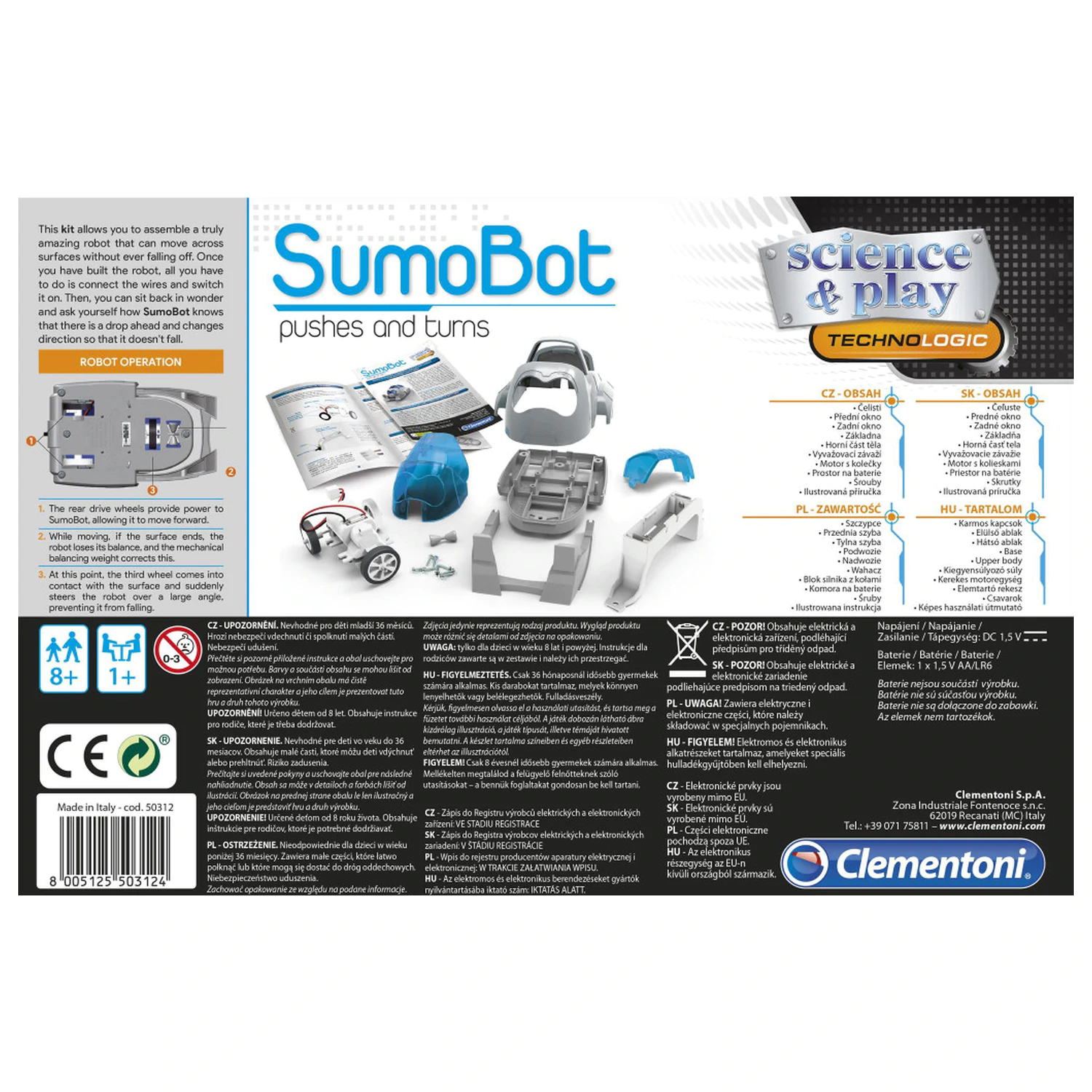 Robot SumoBot Komplet igrača za sestavljanje fotografija izdelka