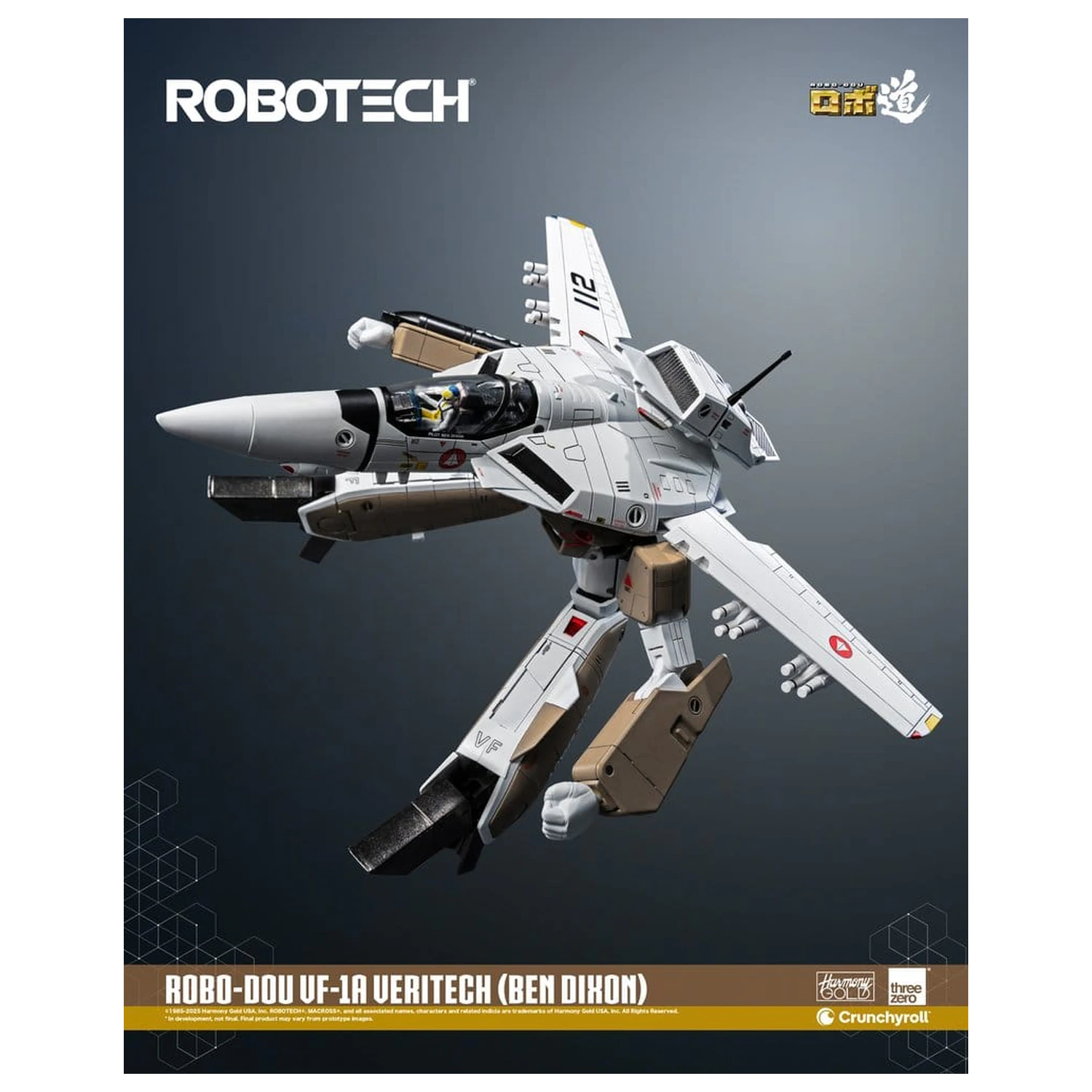 Robotech Action figura ROBO-DOU VF-1A Veritech (Ben Dixon) 20 cm fotografija izdelka